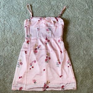 PRINCESS POLLY Light Pink Mini Dress Size 4